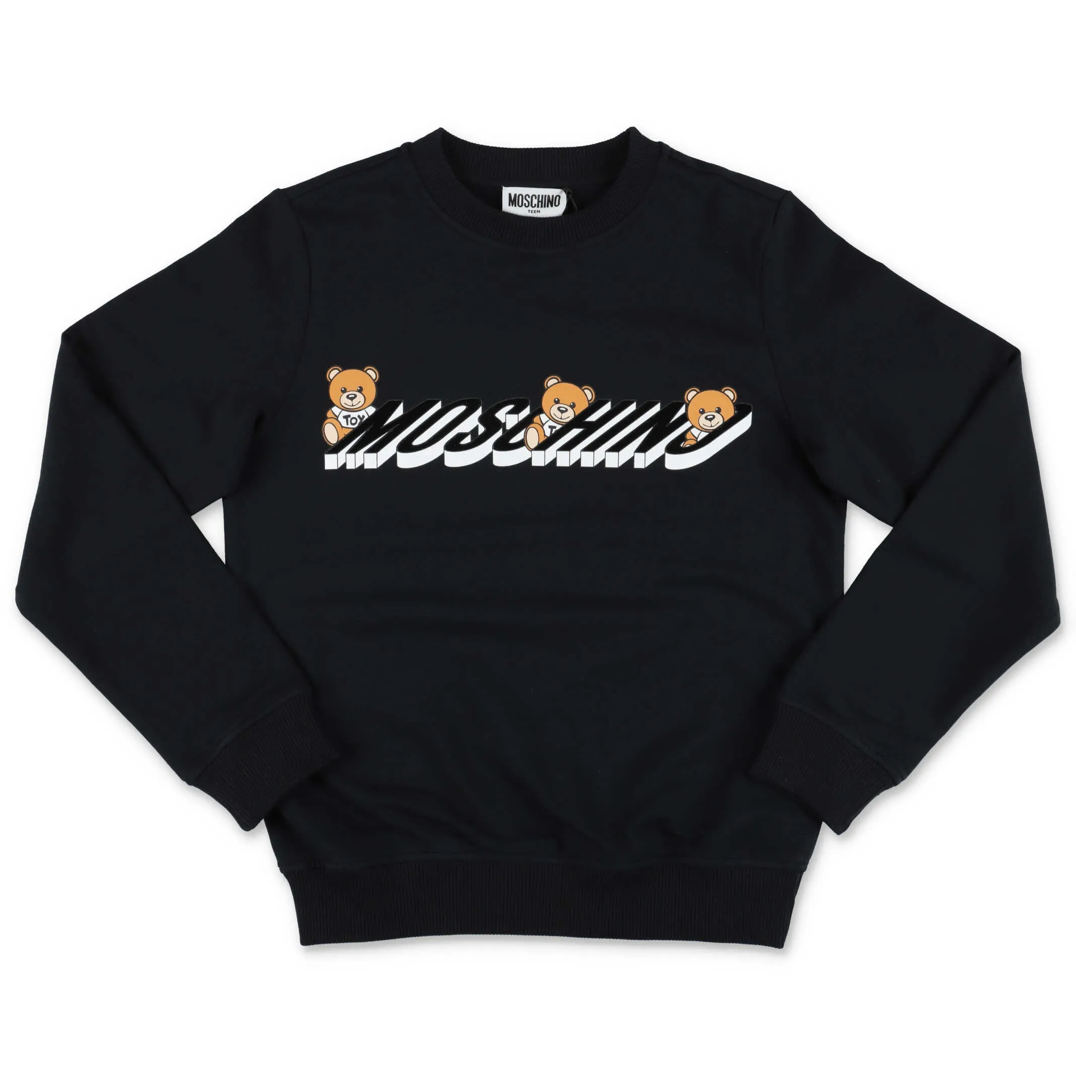 Moschino Kids Teddy Bear Logo Print Sweatshirt