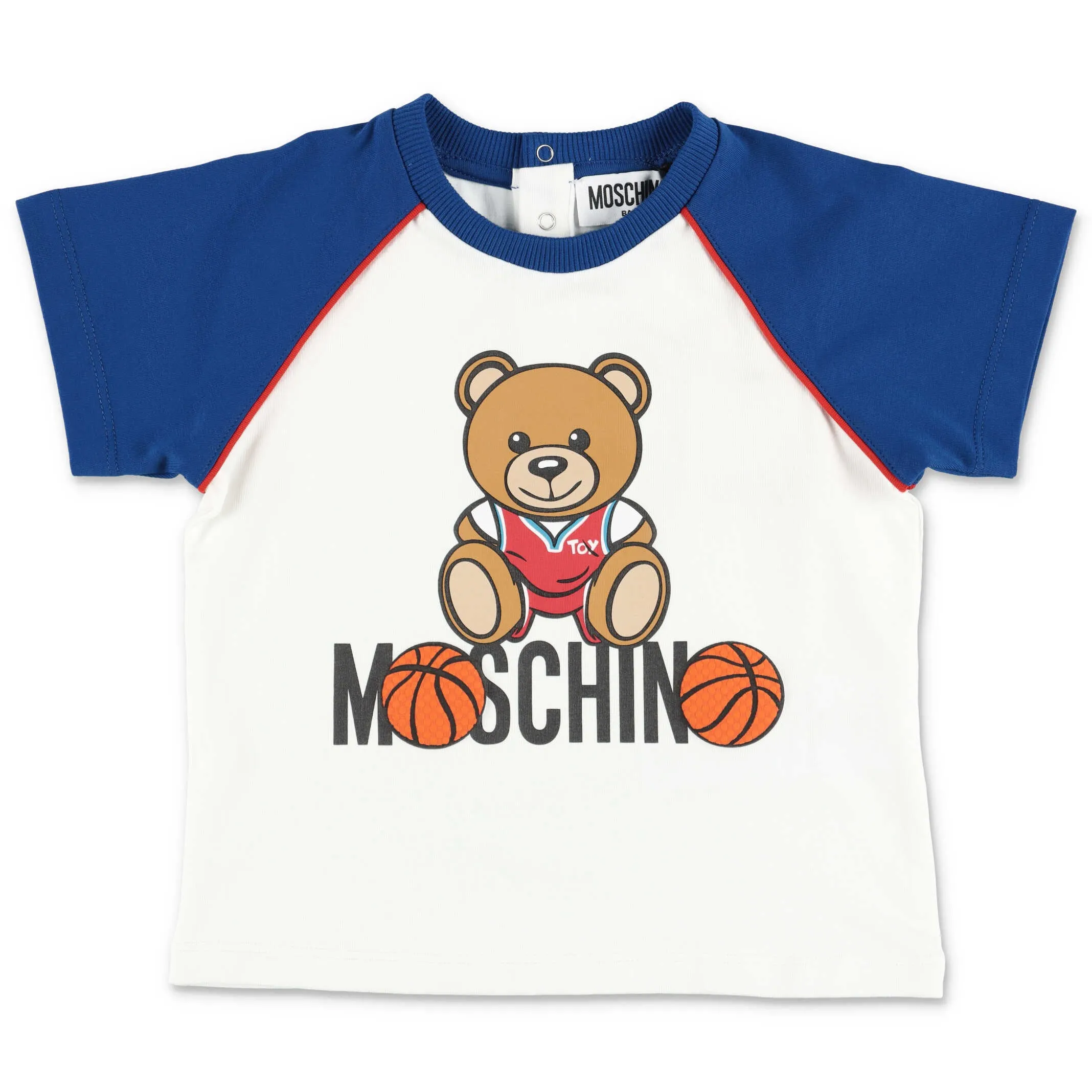 Moschino Kids Teddy Bear Motif Crewneck T-Shirt