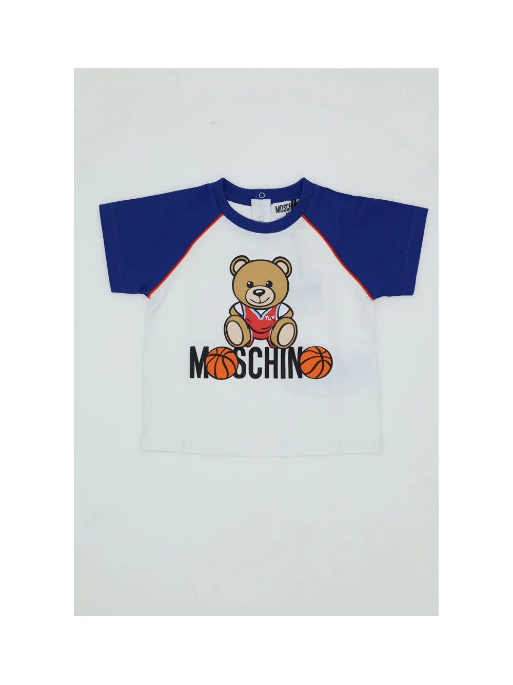 Moschino Kids Teddy Bear Motif Crewneck T-Shirt