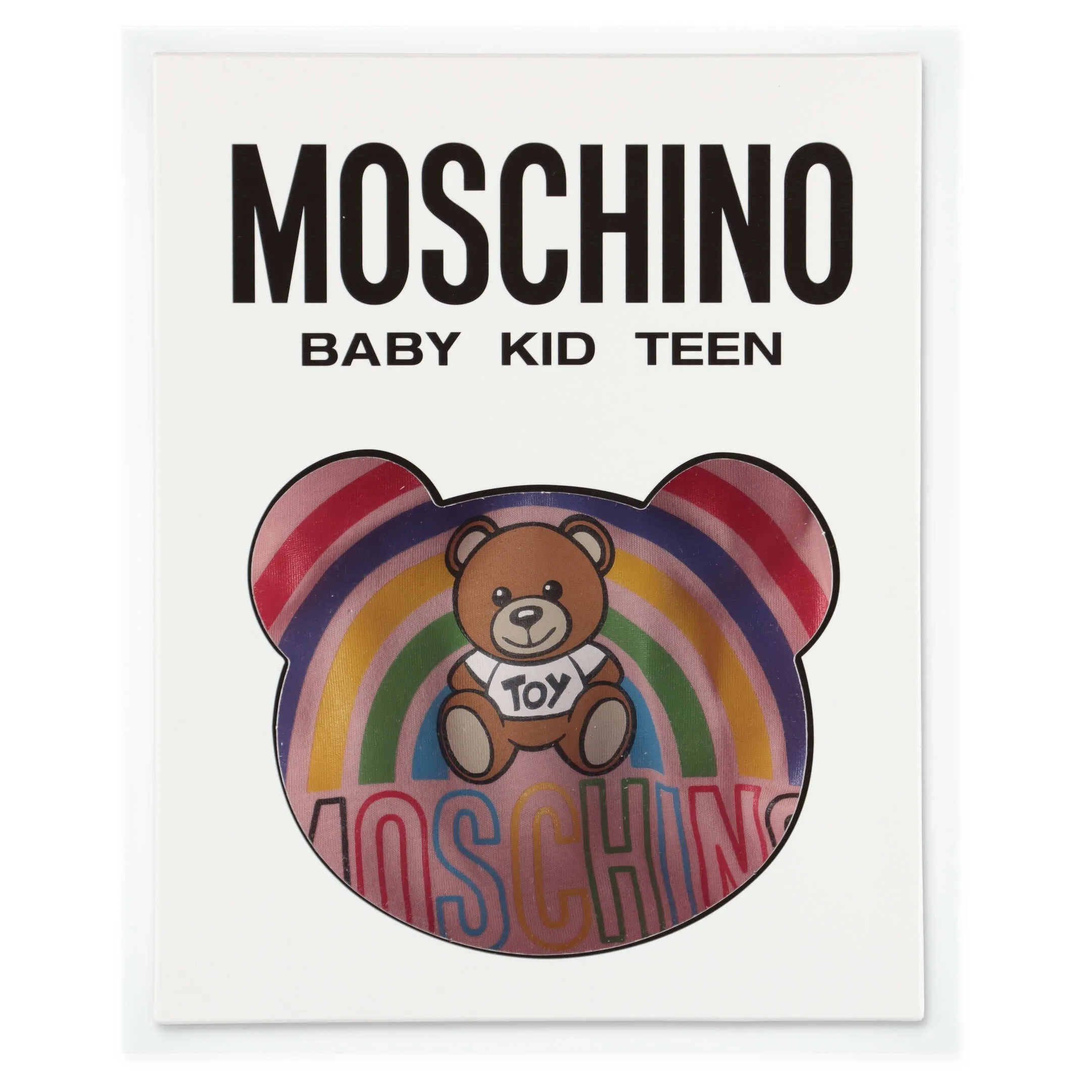 Moschino Kids Teddy Bear Print Long-Sleeved Babygrow