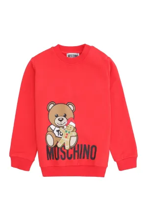 Moschino Kids Teddy Bear Print Sweatshirt
