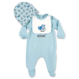 Moschino Kids Teddy Bear Printed Onesie Set