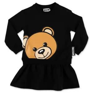 Moschino Kids Teddy Bear Printed Sweatshirt Dress