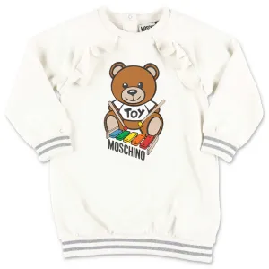 Moschino Kids Teddy Bear Printed Sweatshirt Dress