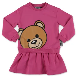 Moschino Kids Teddy Bear Printed Sweatshirt Dress