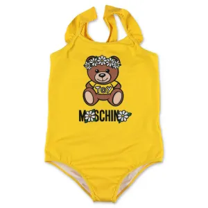 Moschino Kids Teddy Bear Printed Swimsuit