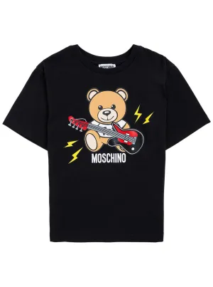 Moschino Kids Teddy Bear Printed T-Shirt