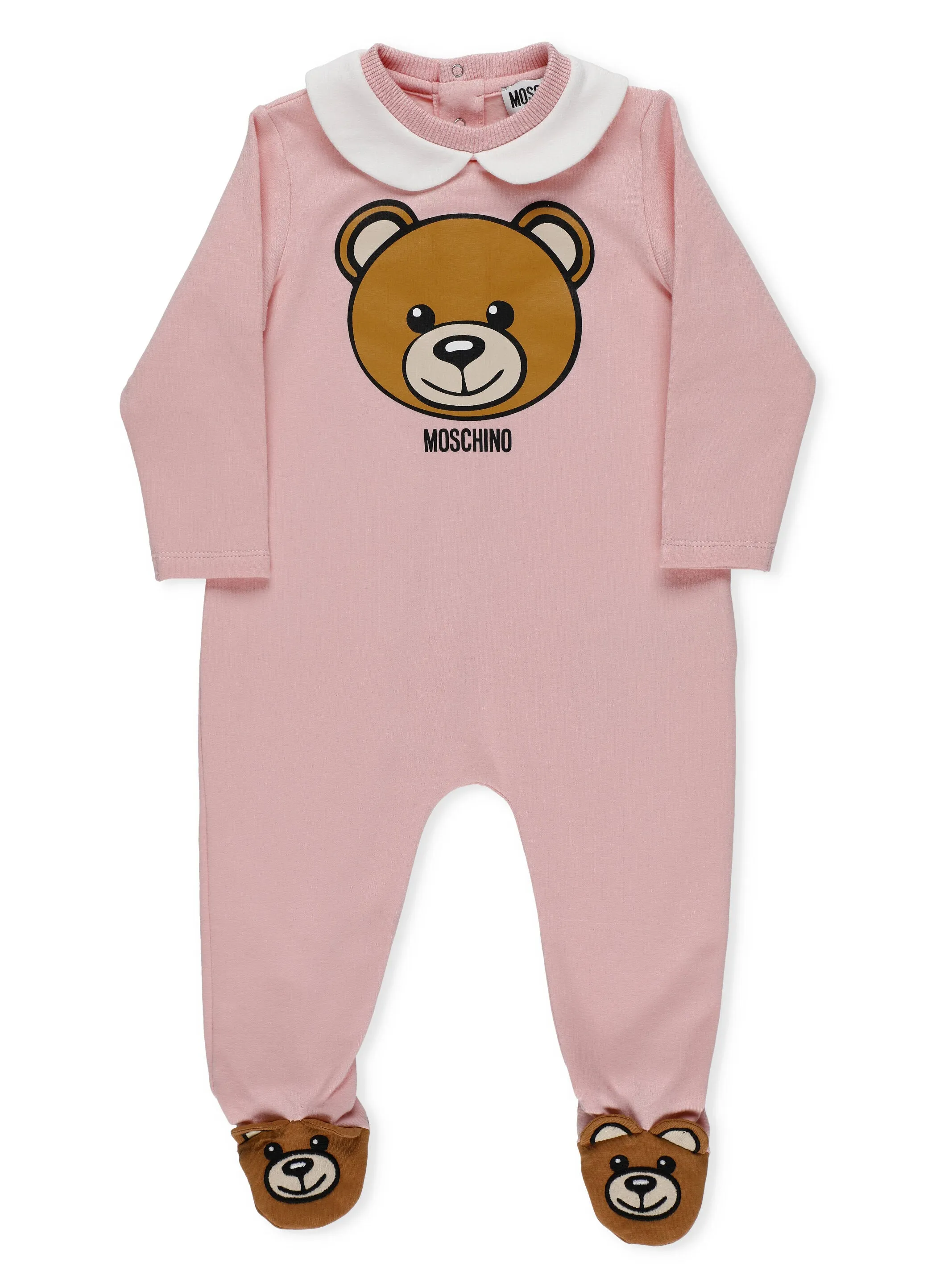 Moschino Kids Teddy Detailed Baby Onesie