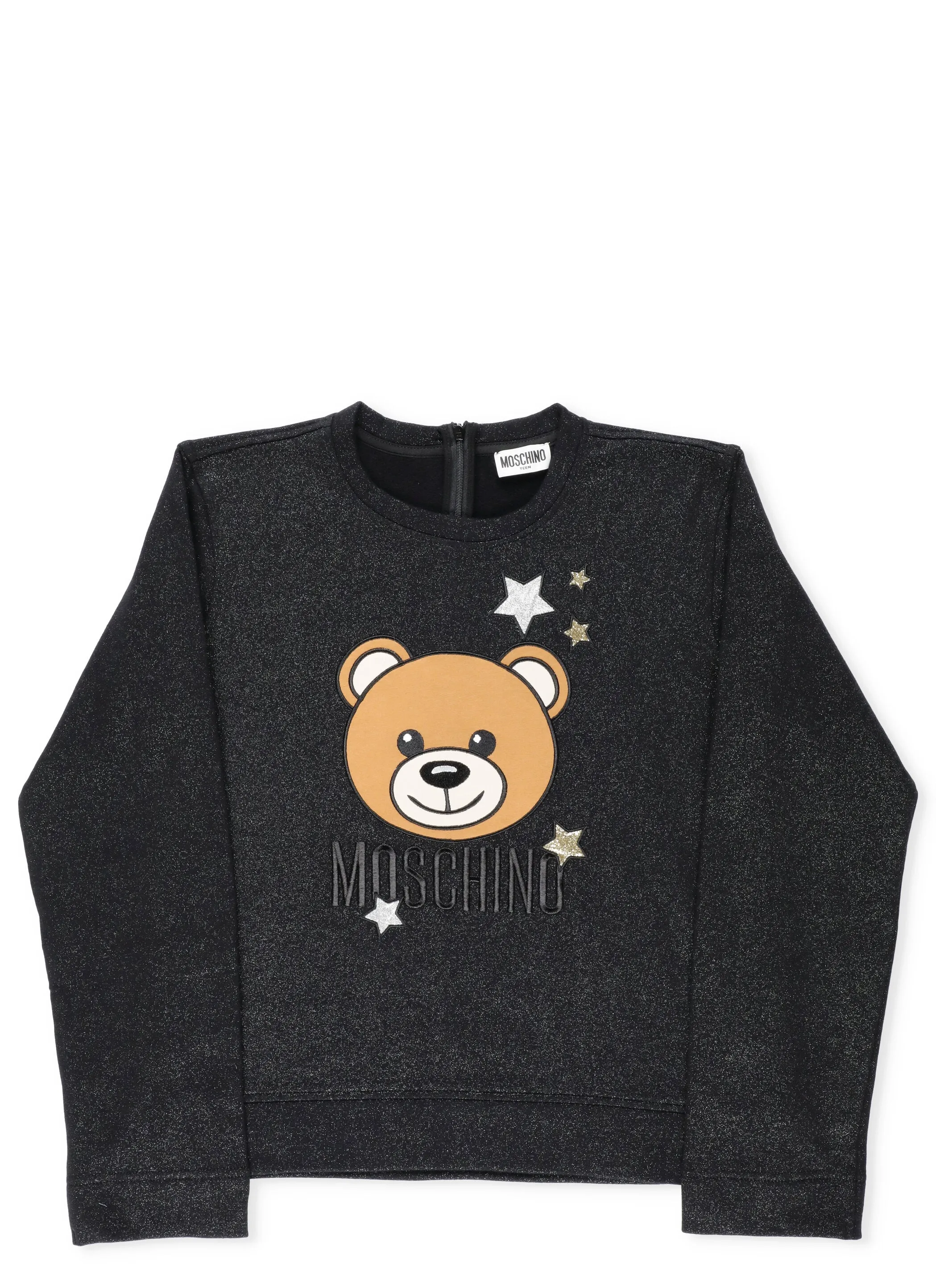 Moschino Kids Teddy Logo Embroidered T-Shirt