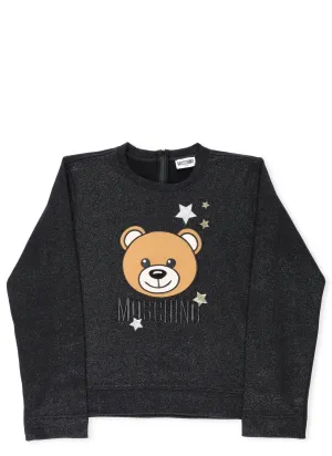 Moschino Kids Teddy Logo Embroidered T-Shirt