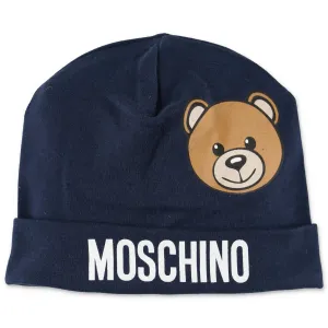 Moschino Kids Teddy Logo Print Beanie