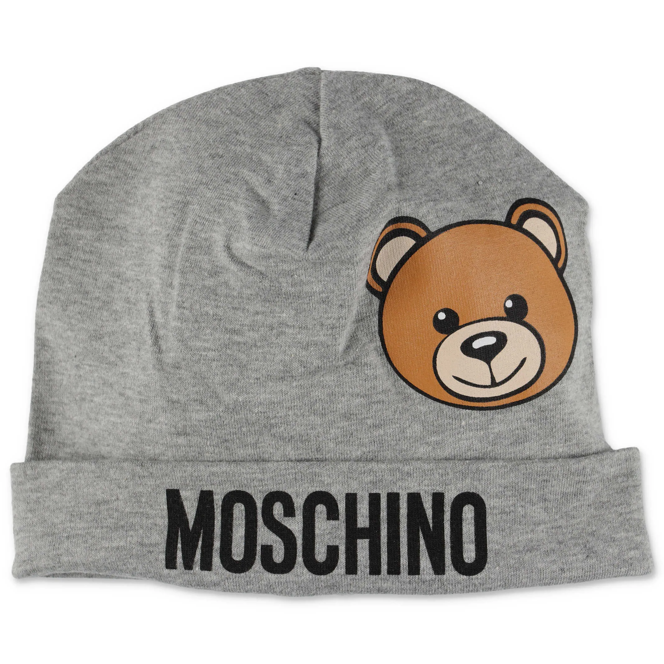 Moschino Kids Teddy Logo Print Beanie
