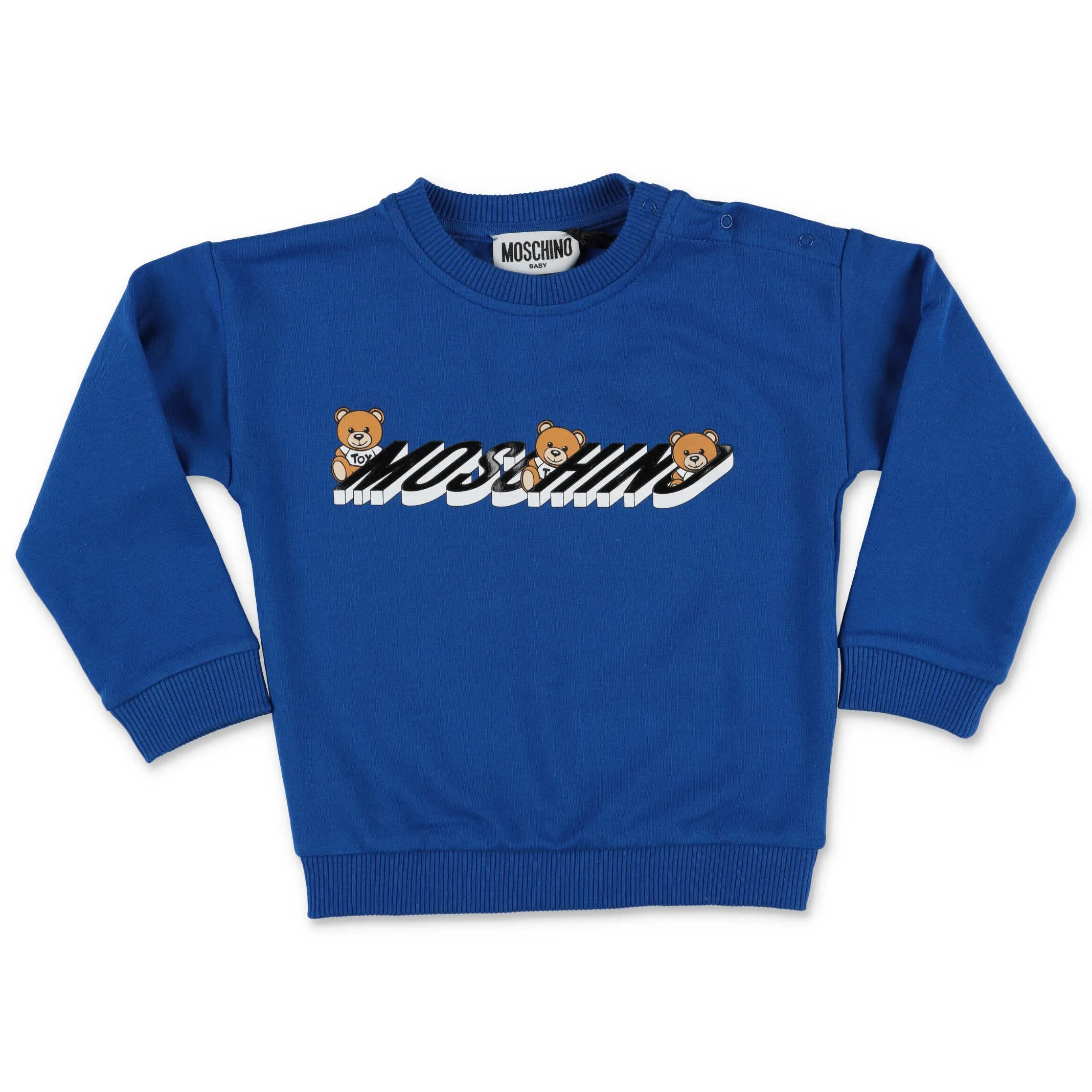 Moschino Kids Teddy Logo Printed Sweatshirt