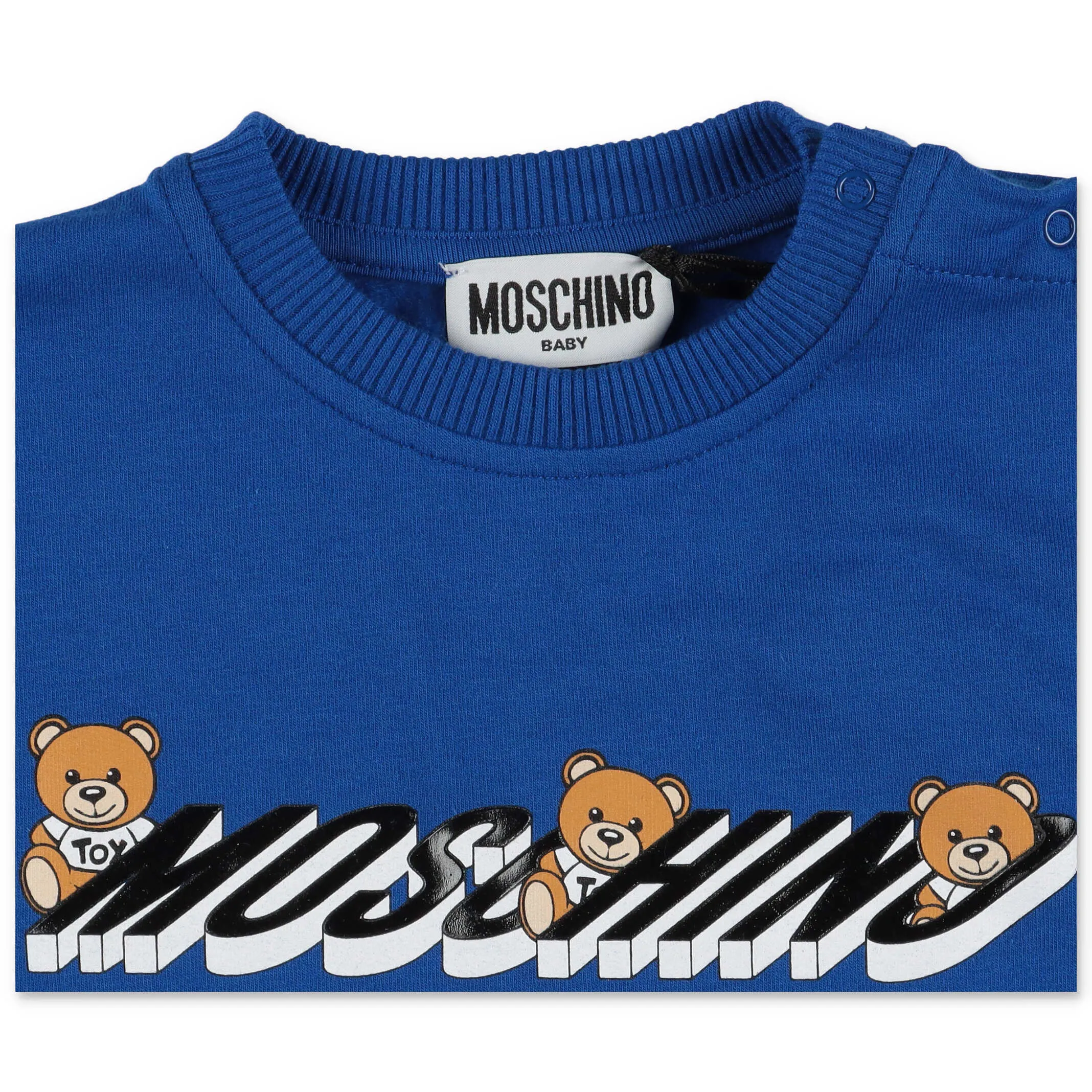 Moschino Kids Teddy Logo Printed Sweatshirt