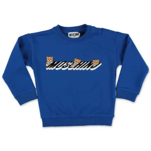 Moschino Kids Teddy Logo Printed Sweatshirt