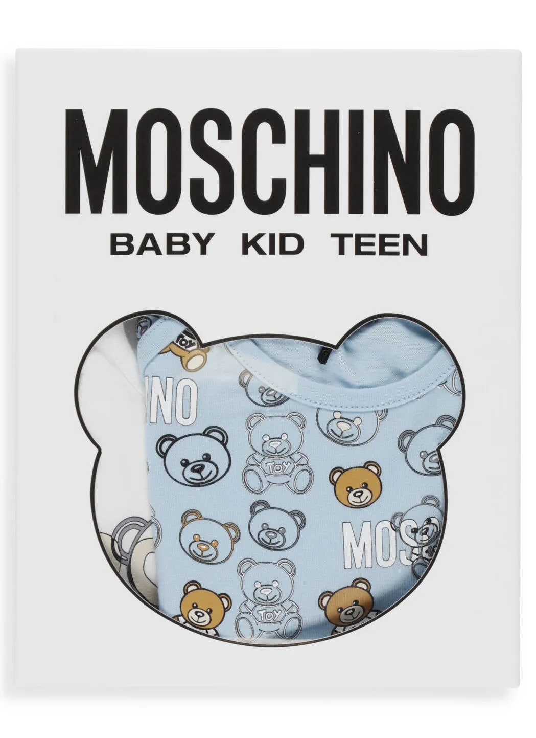 Moschino Kids Teddy Print Two-Pack Body Set