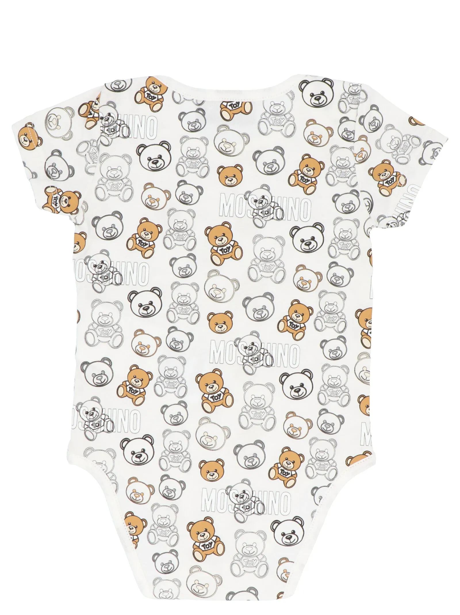 Moschino Kids Teddy Print Two-Pack Body Set