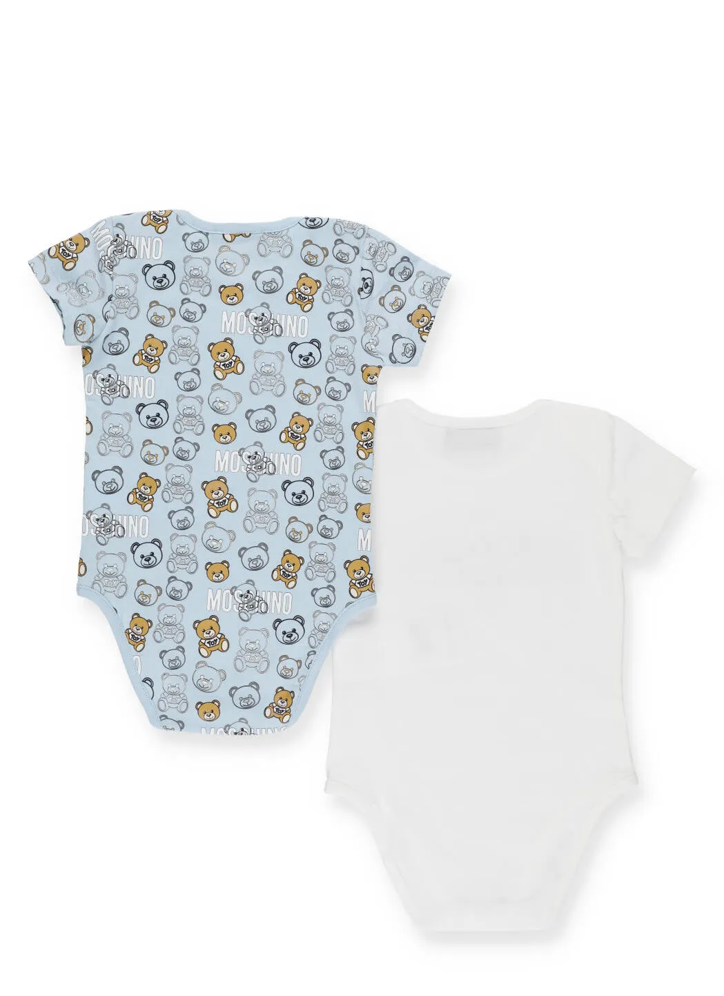 Moschino Kids Teddy Print Two-Pack Body Set