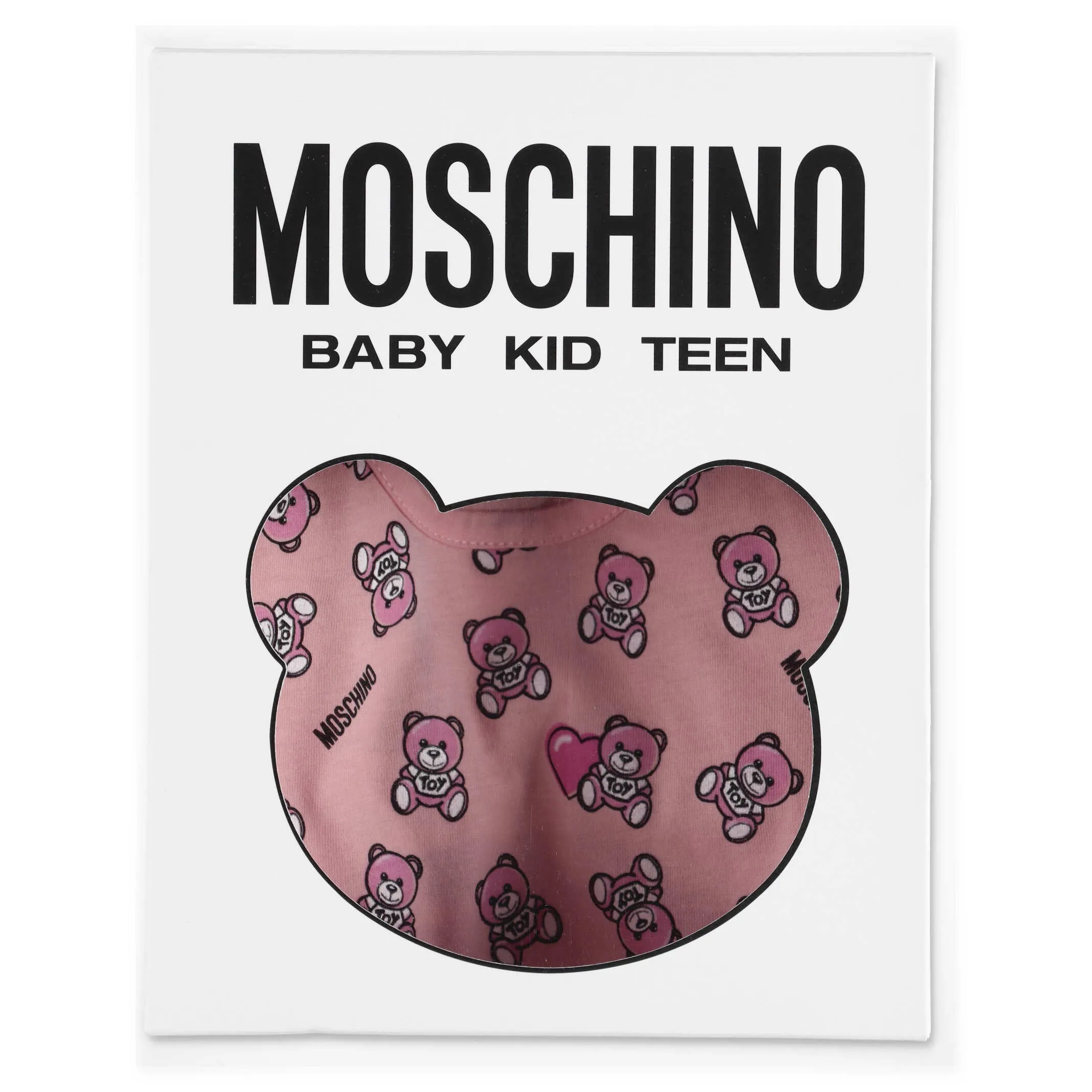 Moschino Kids Two-Pack Teddy Bear Printed Babygrow Set
