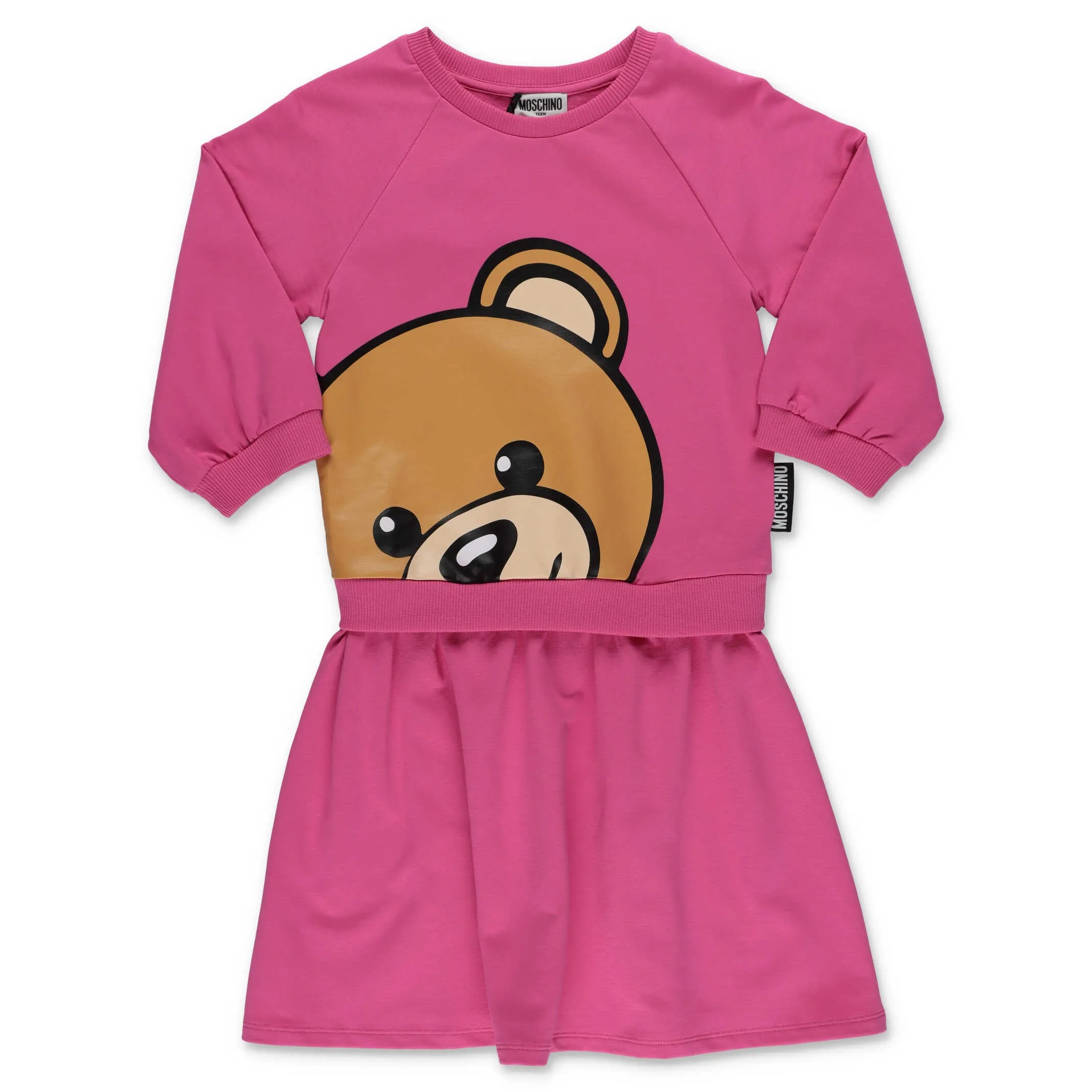 Moshino Kids Teddy Bear Printed Sweatshirt Dress