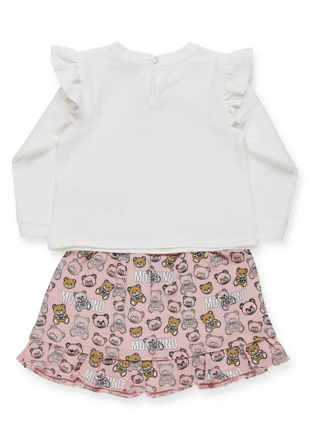 Moshino Kids Teddy Logo Print Two-Piece Set