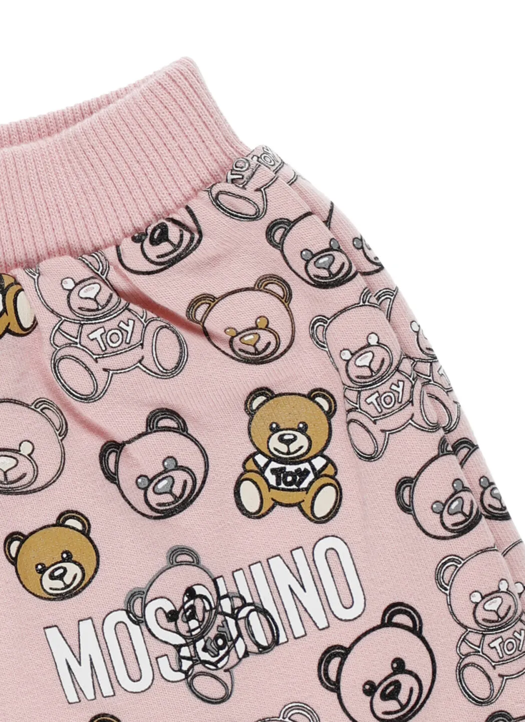 Moshino Kids Teddy Logo Print Two-Piece Set