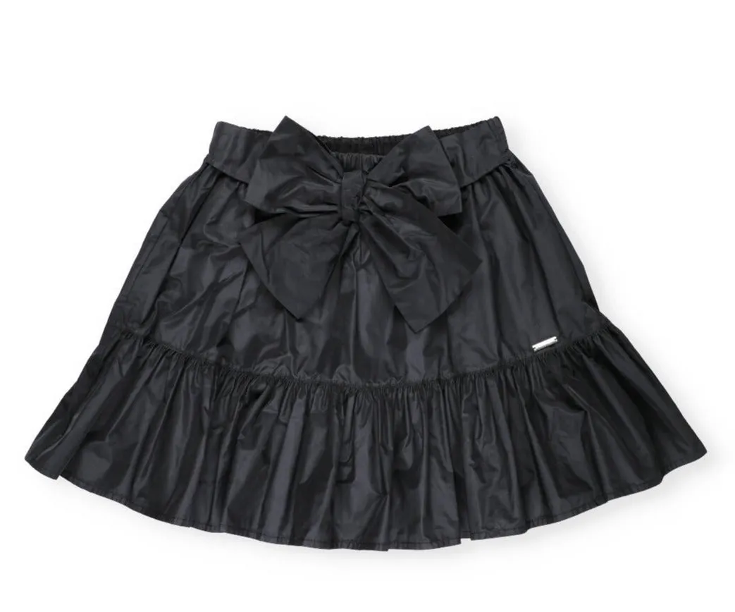 MSGM Kids Bow Detail Gathered Skirt