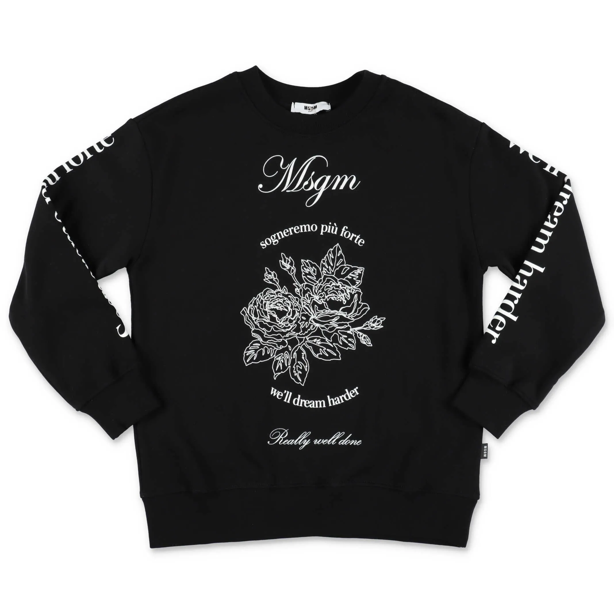 MSGM Kids Graphic Logo Printed Sweatshirt