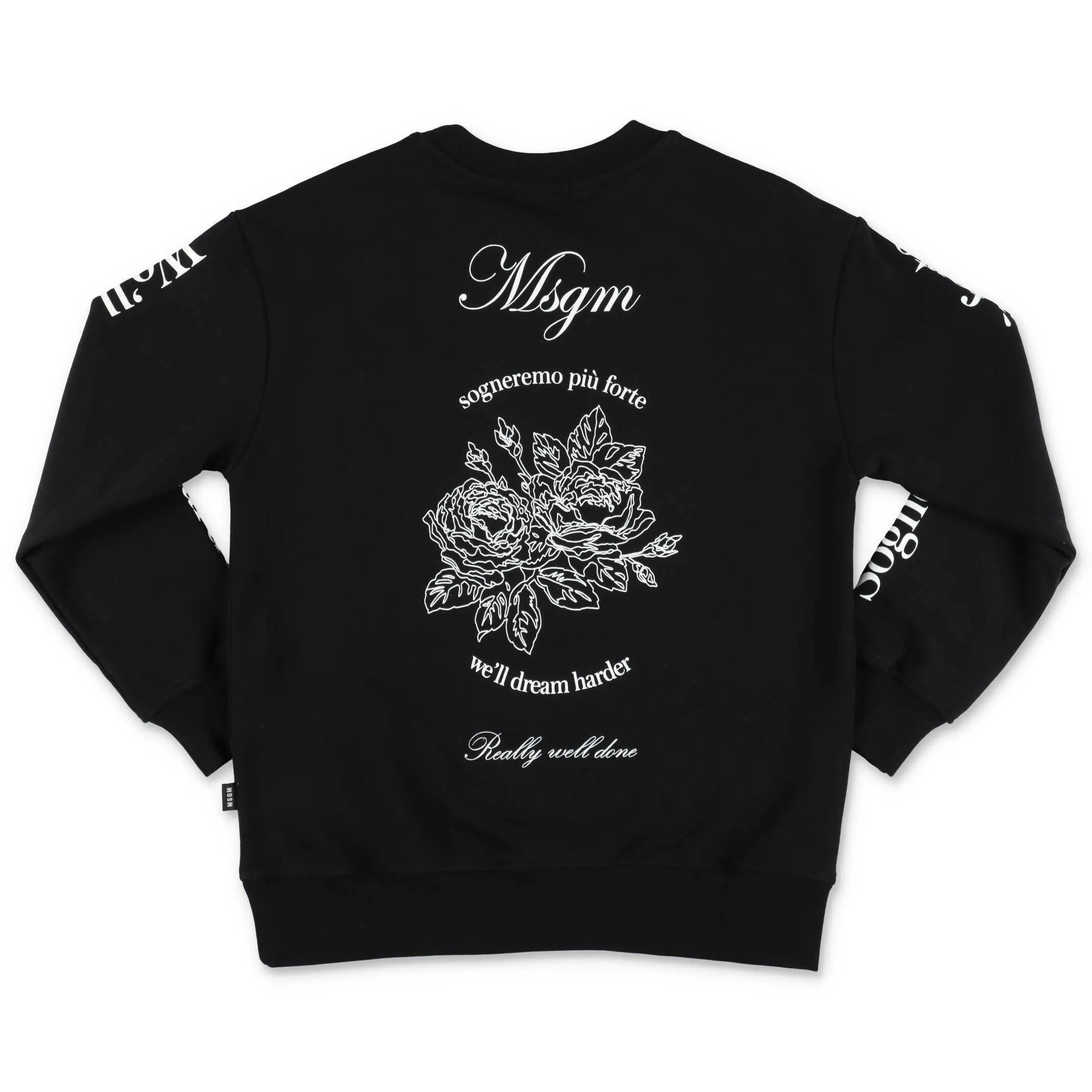 MSGM Kids Graphic Logo Printed Sweatshirt
