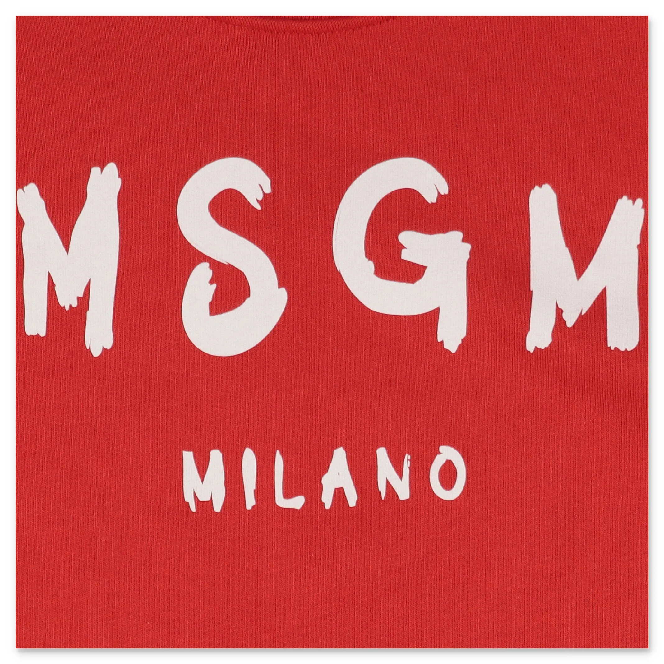 MSGM Kids Logo Print Crewneck Sweatshirt
