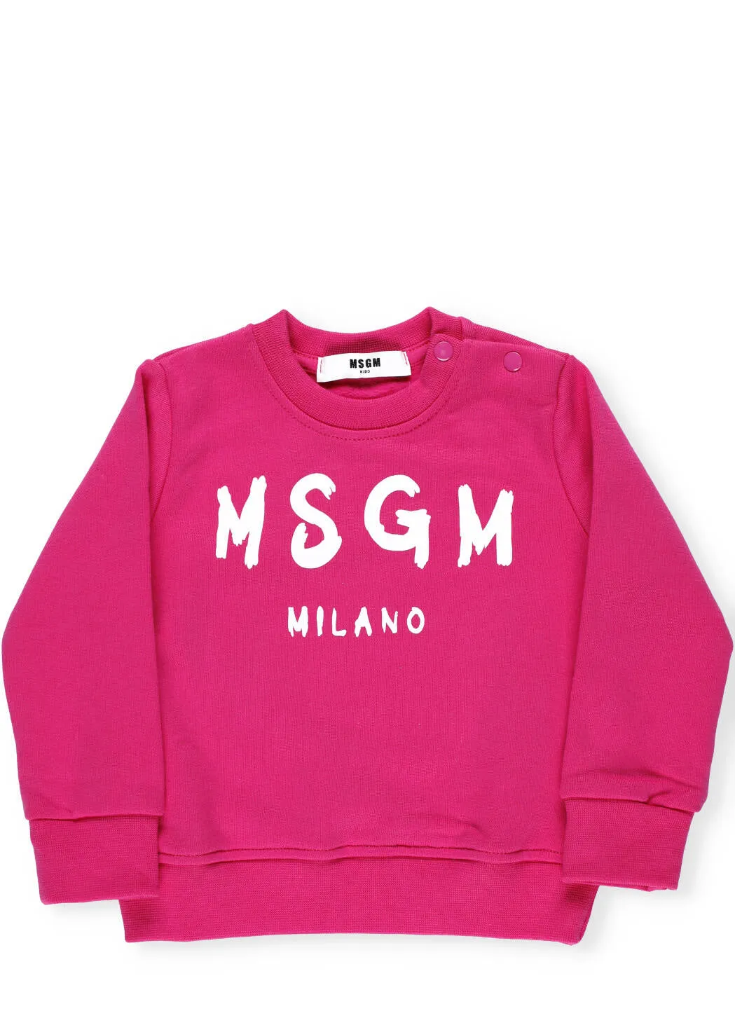 MSGM Kids Logo Print Crewneck Sweatshirt