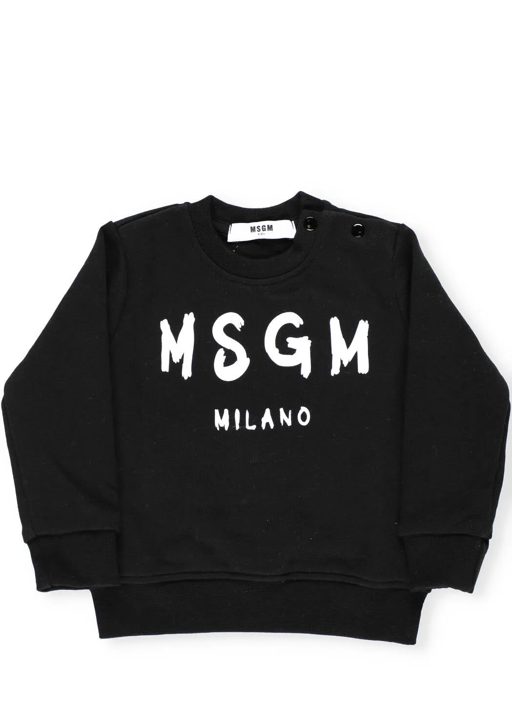 MSGM Kids Logo Print Crewneck Sweatshirt