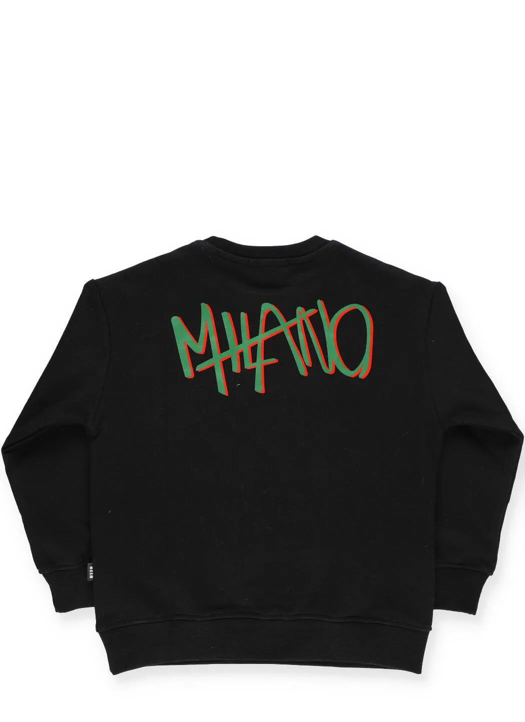 MSGM Kids Logo Print Crewneck Sweatshirt
