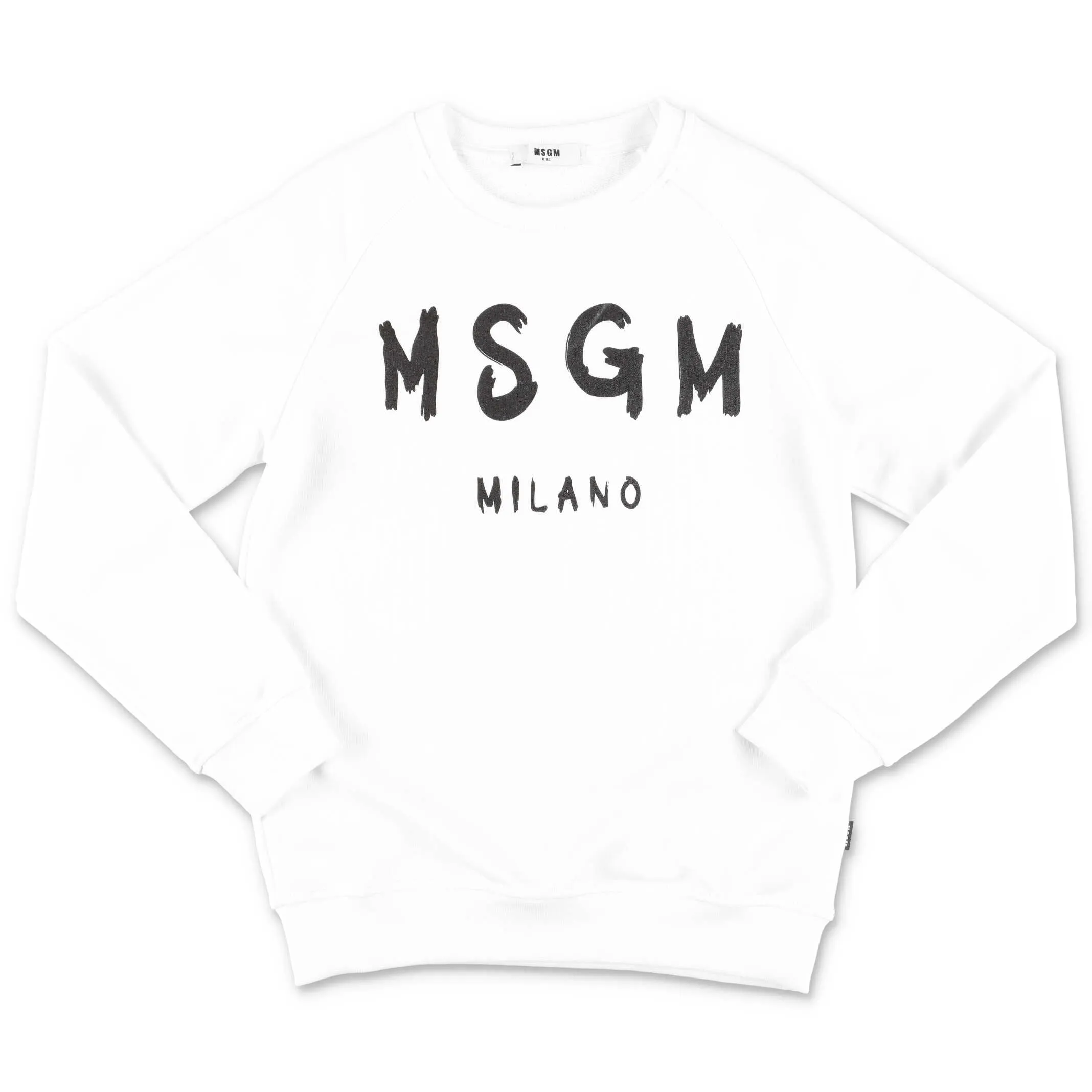 MSGM Kids Logo Print Crewneck Sweatshirt
