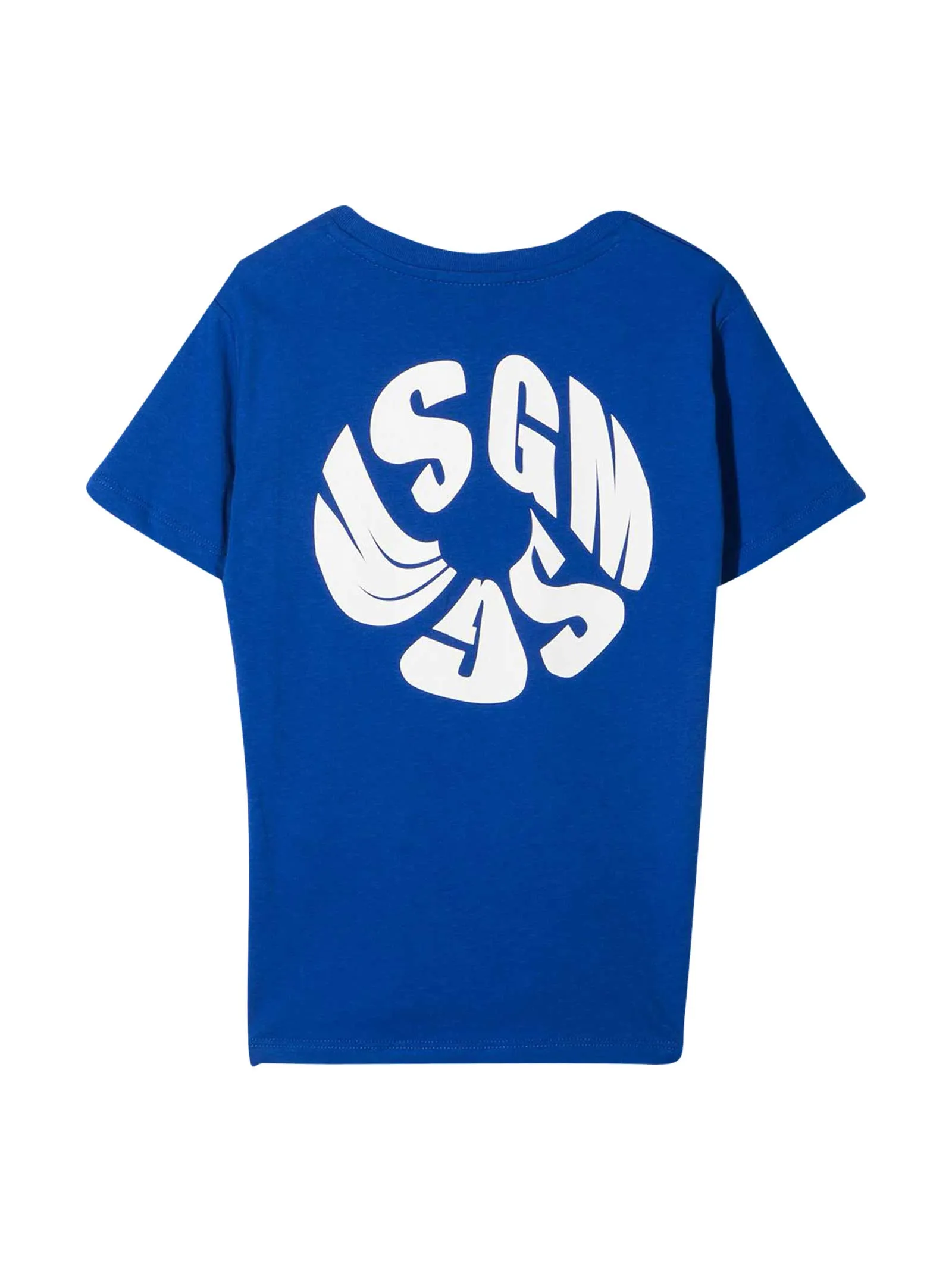 MSGM Kids Logo Print Crewneck T-Shirt