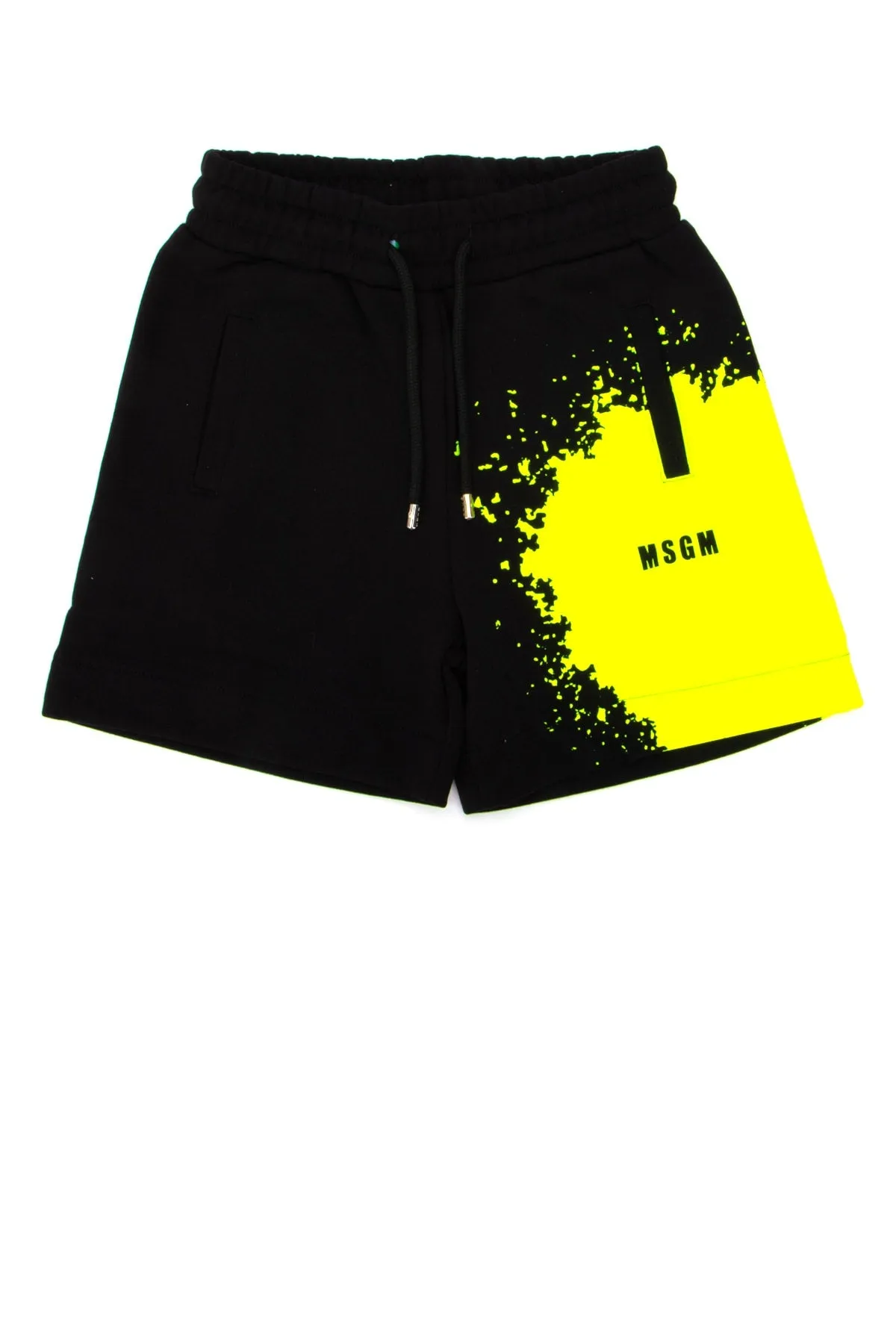 MSGM Kids Logo Print Track Shorts