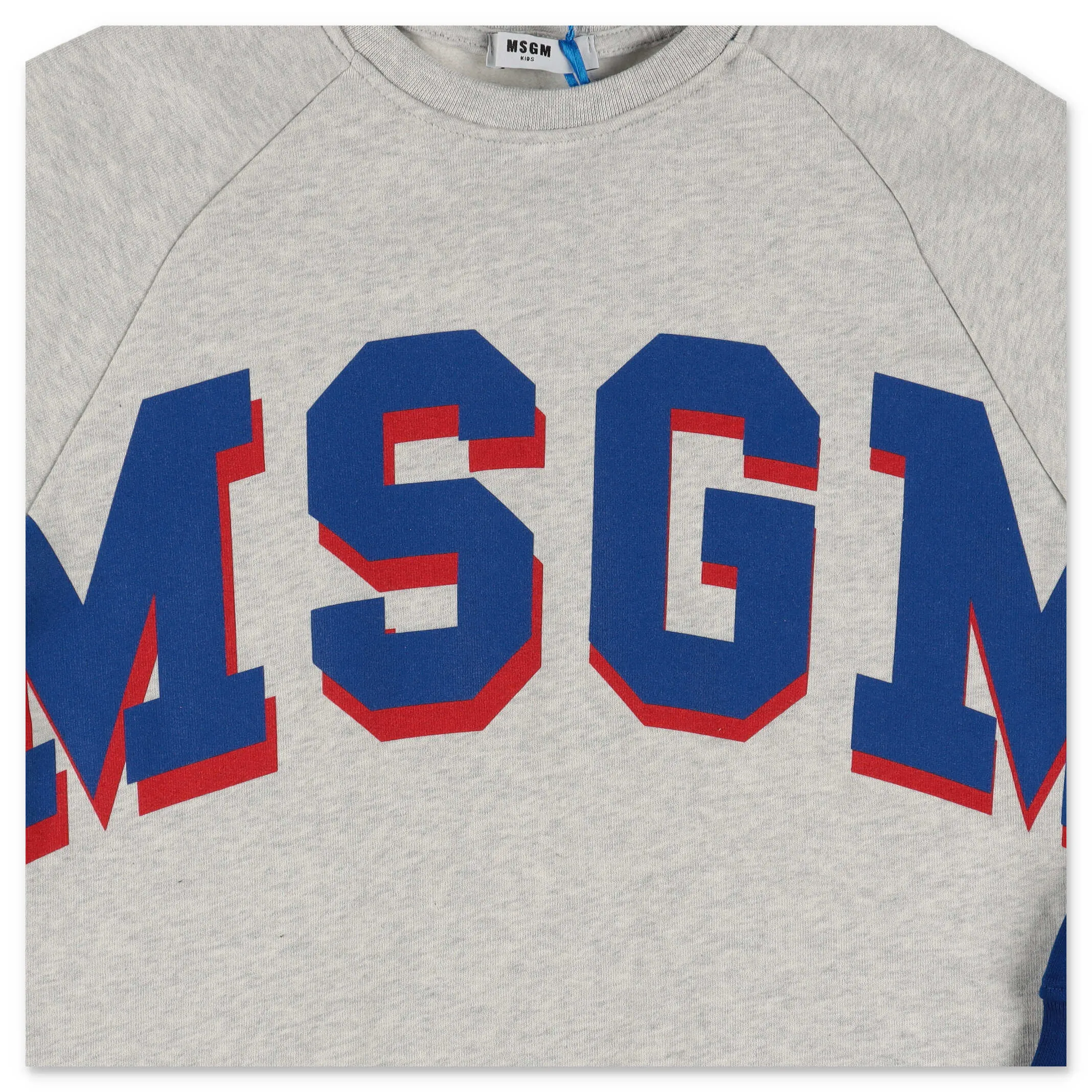 MSGM Kids Logo Printed Layered Sweatshirt