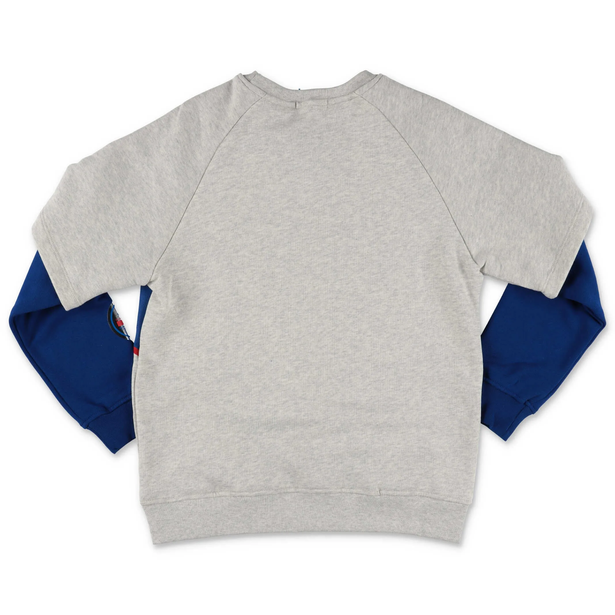 MSGM Kids Logo Printed Layered Sweatshirt
