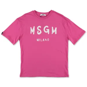 MSGM Kids Logo Printed T-Shirt