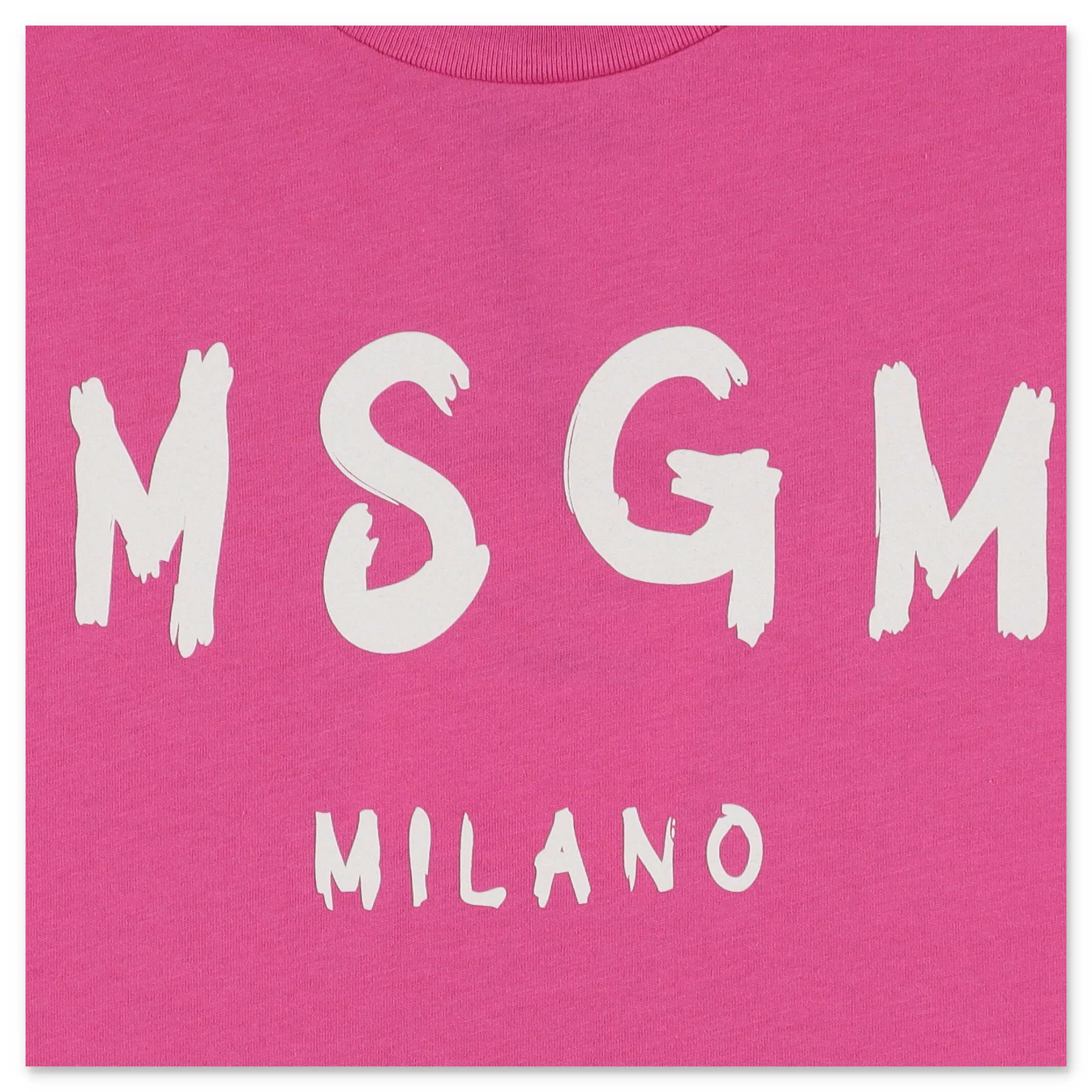 MSGM Kids Logo Printed T-Shirt