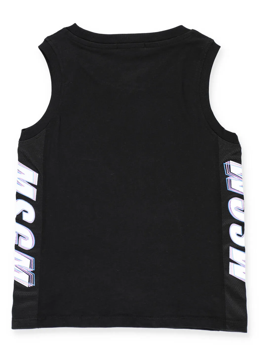 MSGM Kids Logo Printed Tank Top