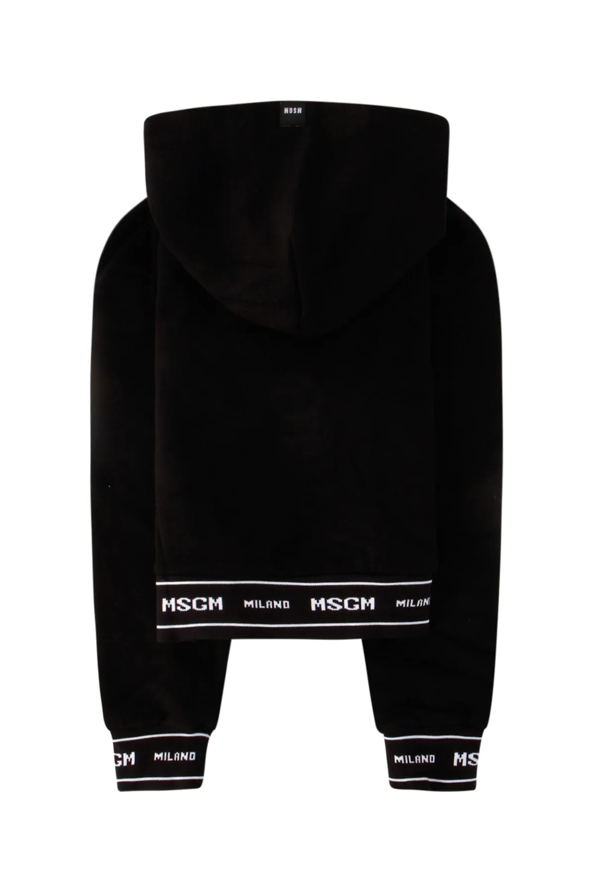 MSGM Kids Logo Trim Hoodie