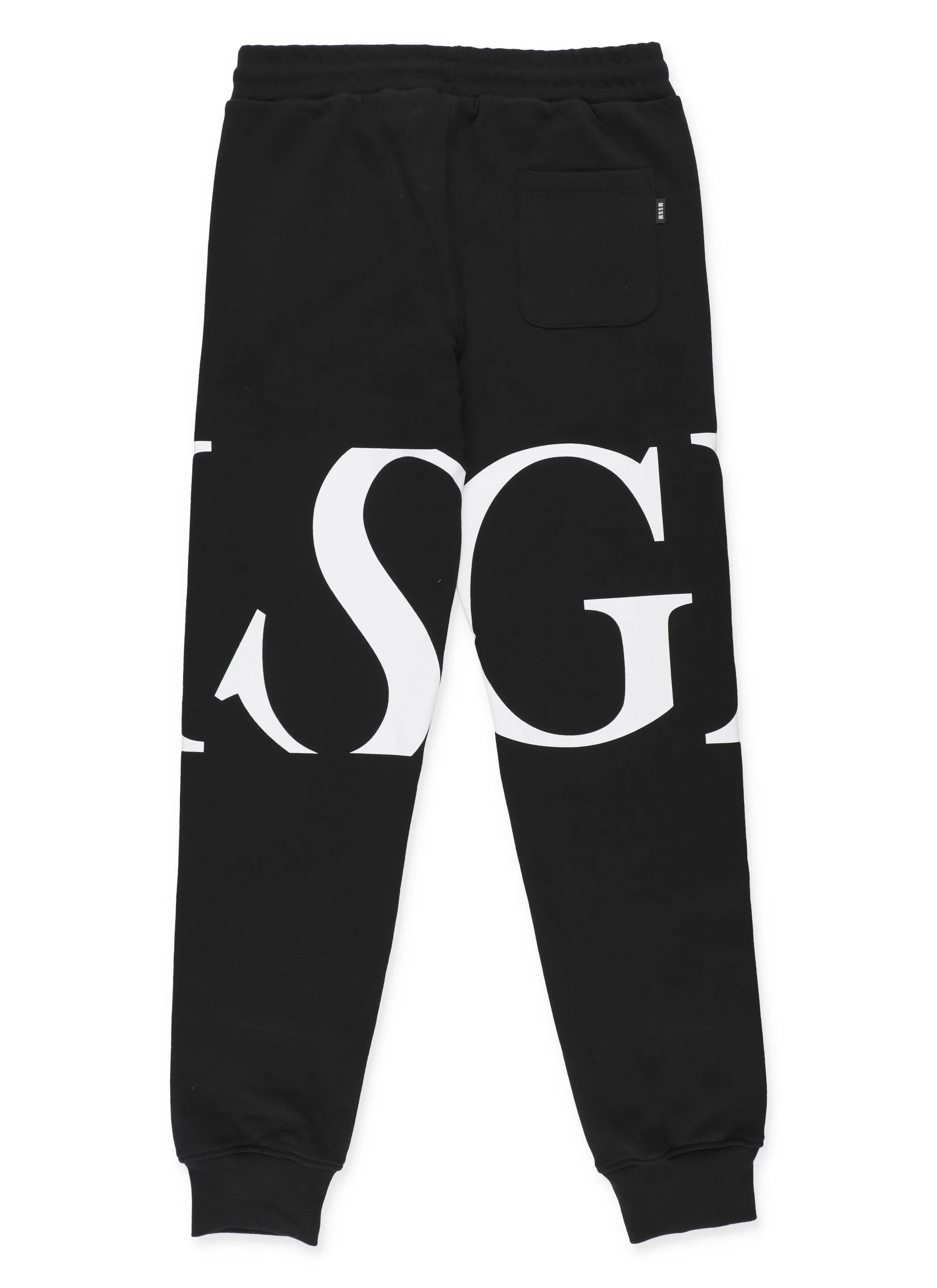 MSGM Kids Monogram Print Drawstring Pants