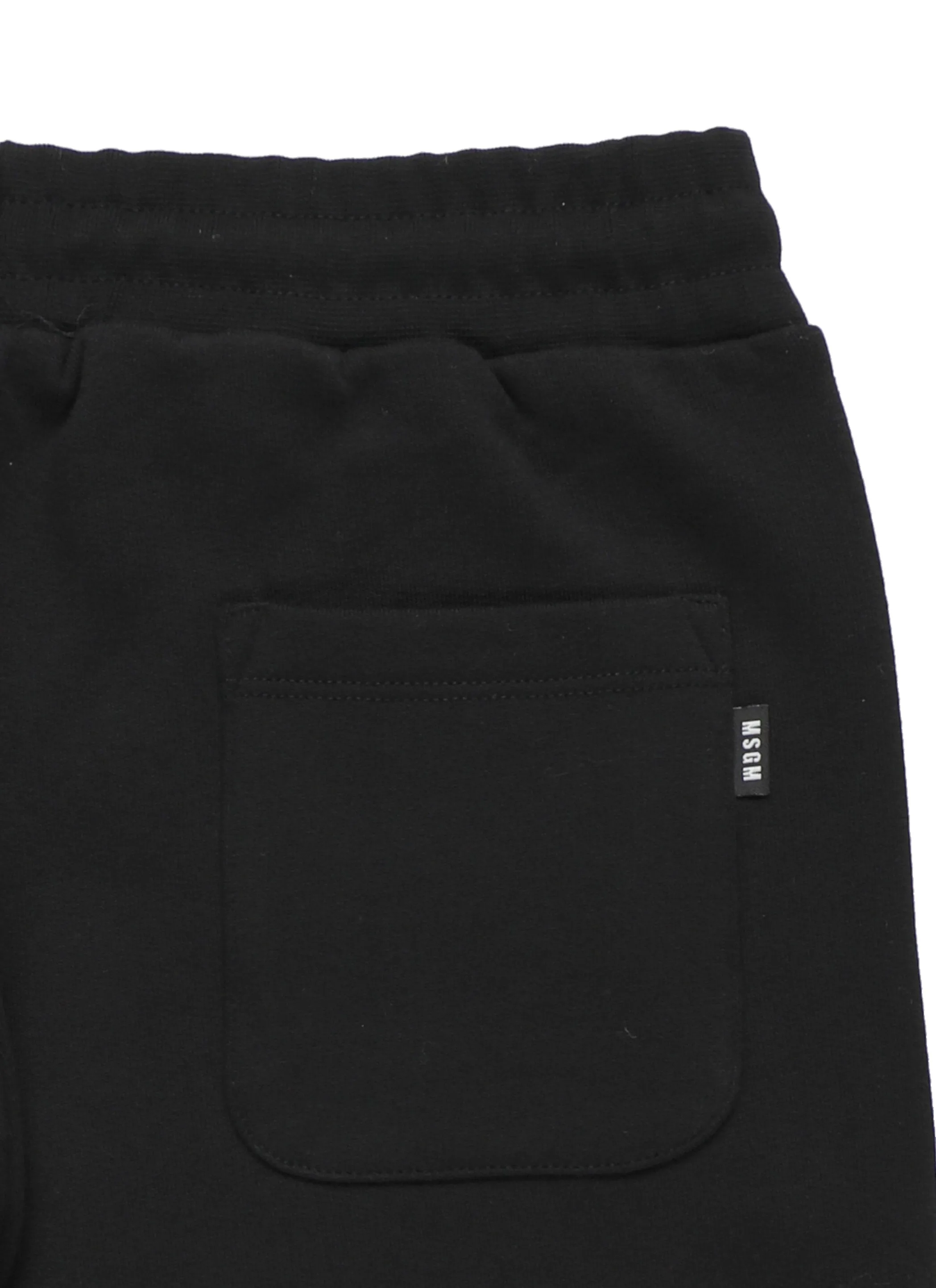 MSGM Kids Monogram Print Drawstring Pants