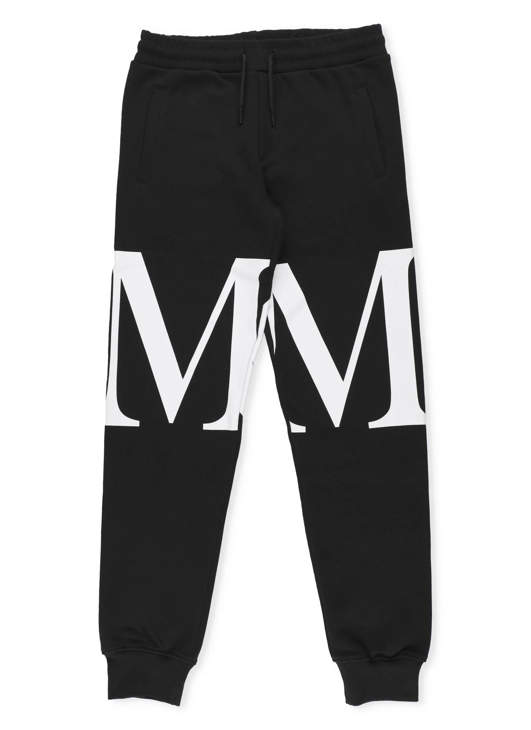 MSGM Kids Monogram Print Drawstring Pants