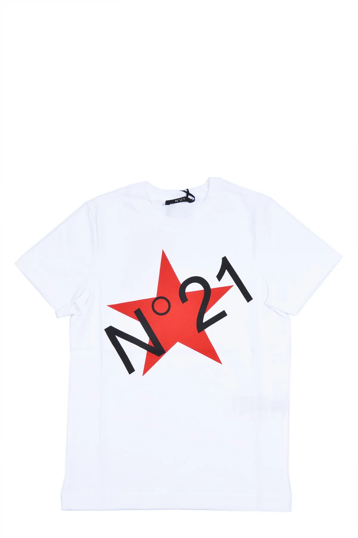 N21 Kids Logo Print Crewneck T-Shirt