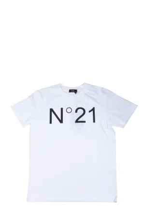 N21 Kids Logo Print T-Shirt