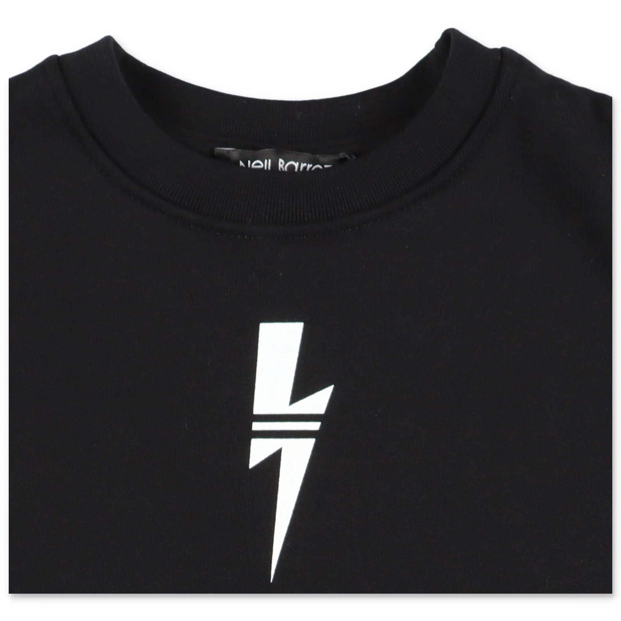 Neil Barrett Kids Thunderbolt Printed Colour Block Sweatshirt