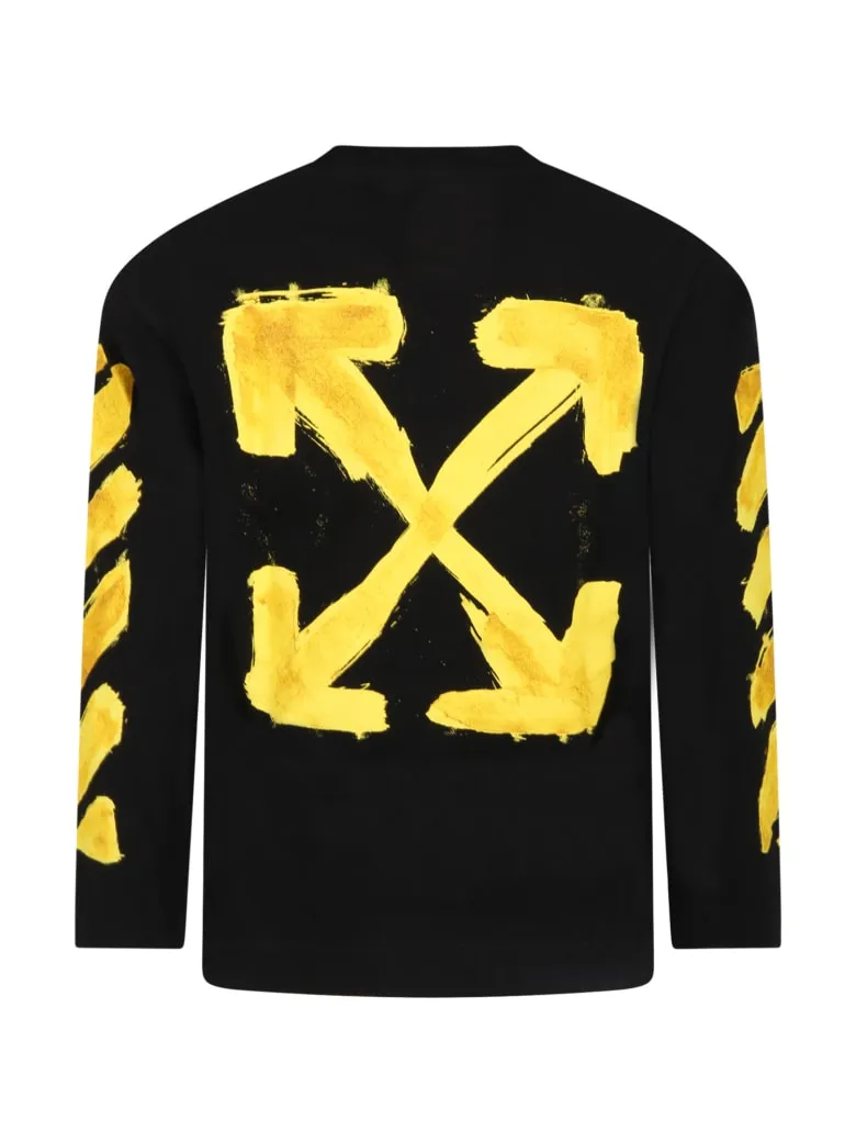 Off-White Kids Arrows Printed Long Sleeve T-Shirt