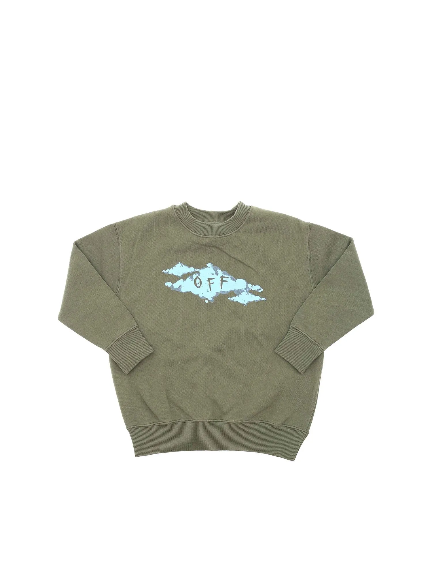 Off-White Kids Cloud Logo Printed Sweatshirt